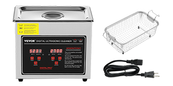 ultrasonic cleaner a100 3 VEVOR 2L 3L 6L 10L 22L 30L Ultrasonic Cleaner Stainless Steel Portable Heated Cleaning Washing Machine Ultrasound Home Appliance